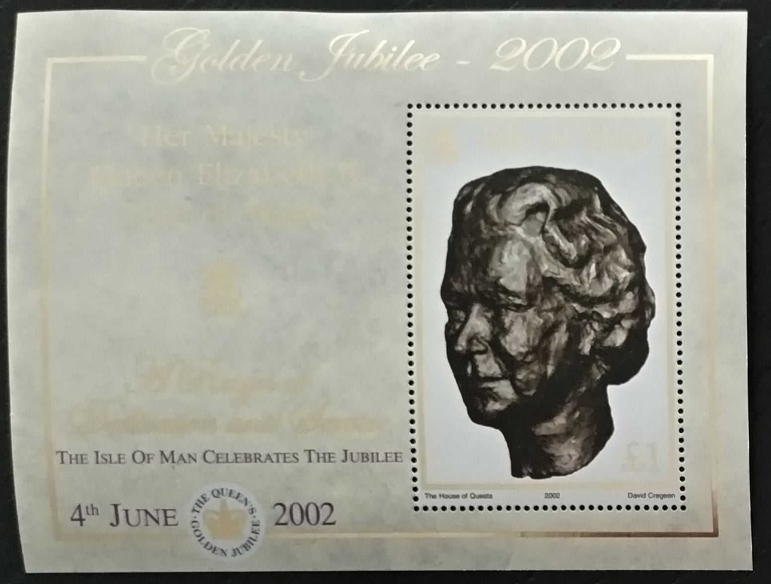 Ostrov Man 2002 Královna Alžběta II. a její vláda, PŘETISK