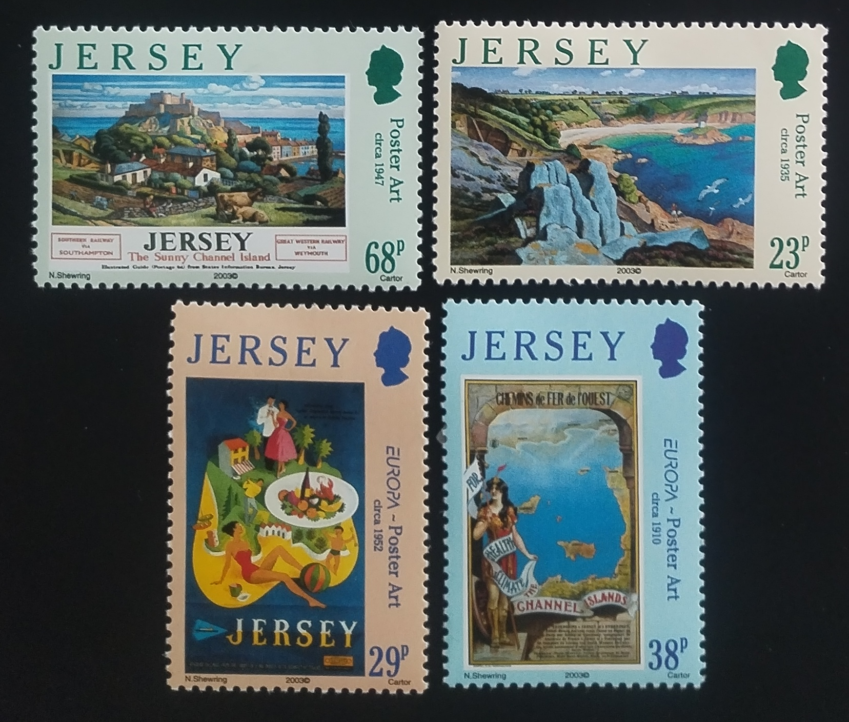 Jersey 2003 EUROPA - umění a plakáty