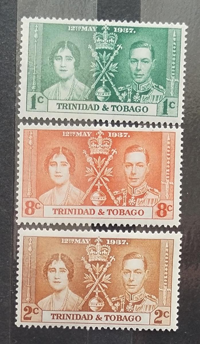 1937 omnibus vydání korunovace Jiřího VI. - TRINIDAD A TOBAGO