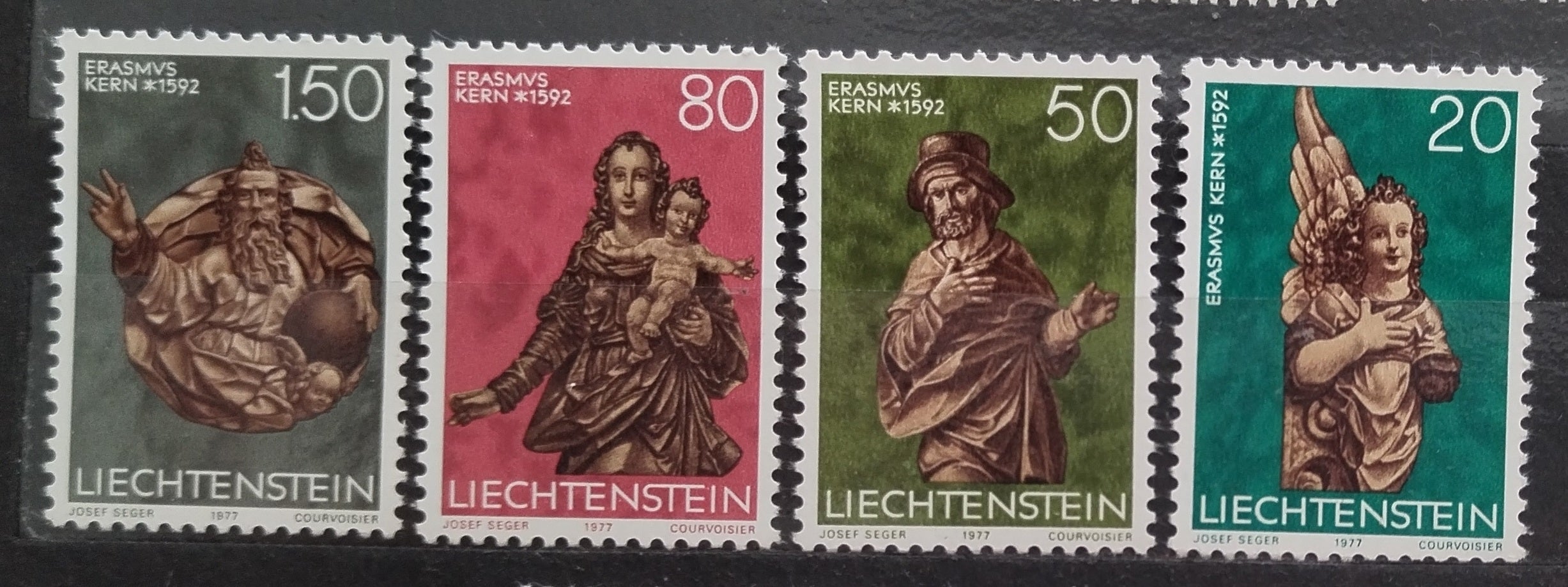 Lichtenštejnsko 1977 Vánoce a umění