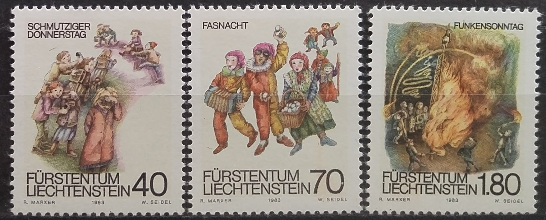 Lichtenštejnsko 1983 Karneval