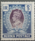 Britská Barma 1938 Hodnota 1R