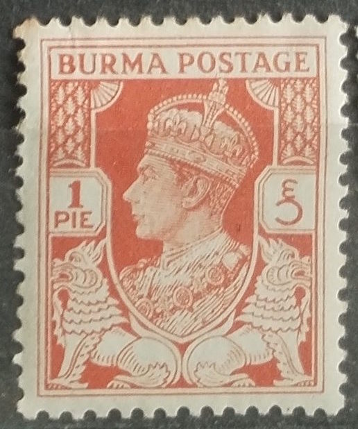 Britská Barma 1938 Hodnota 1p