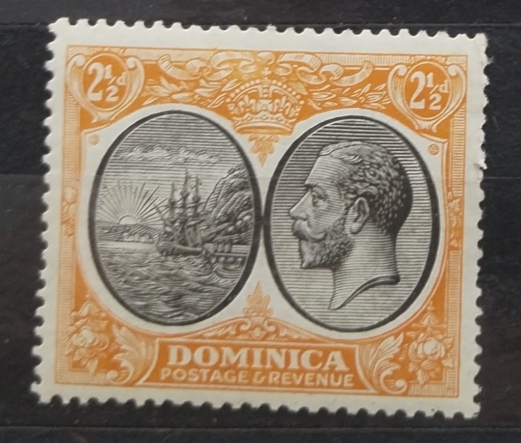 Dominika 1923 5£ Hodnota 2,5d