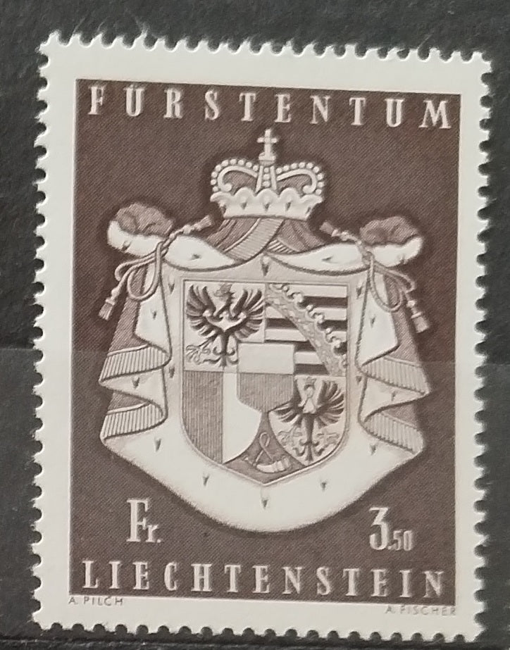 Lichtenštejnsko 1969 Erby a symboly země