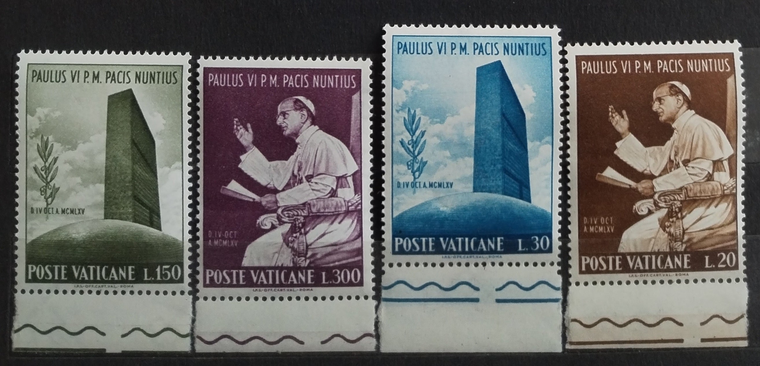 Vatikán 1965 Papež v OSN