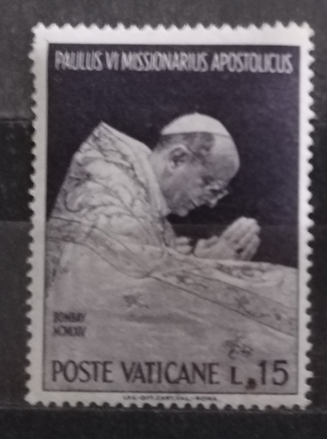 Vatikán 1964 Papež v Bombaji