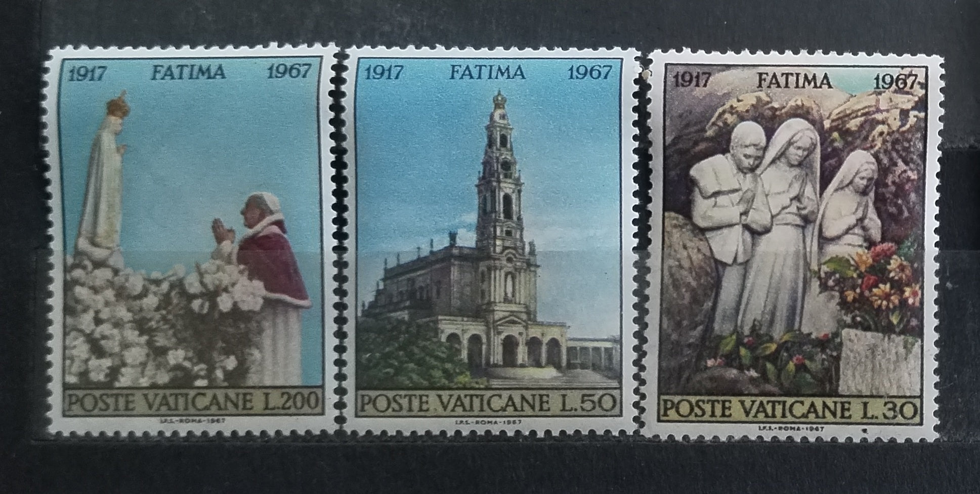 Vatikán 1967 Výročí zjevení Panny Marie v Fatimě