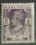 Britská Barma 1938 Hodnota 6p