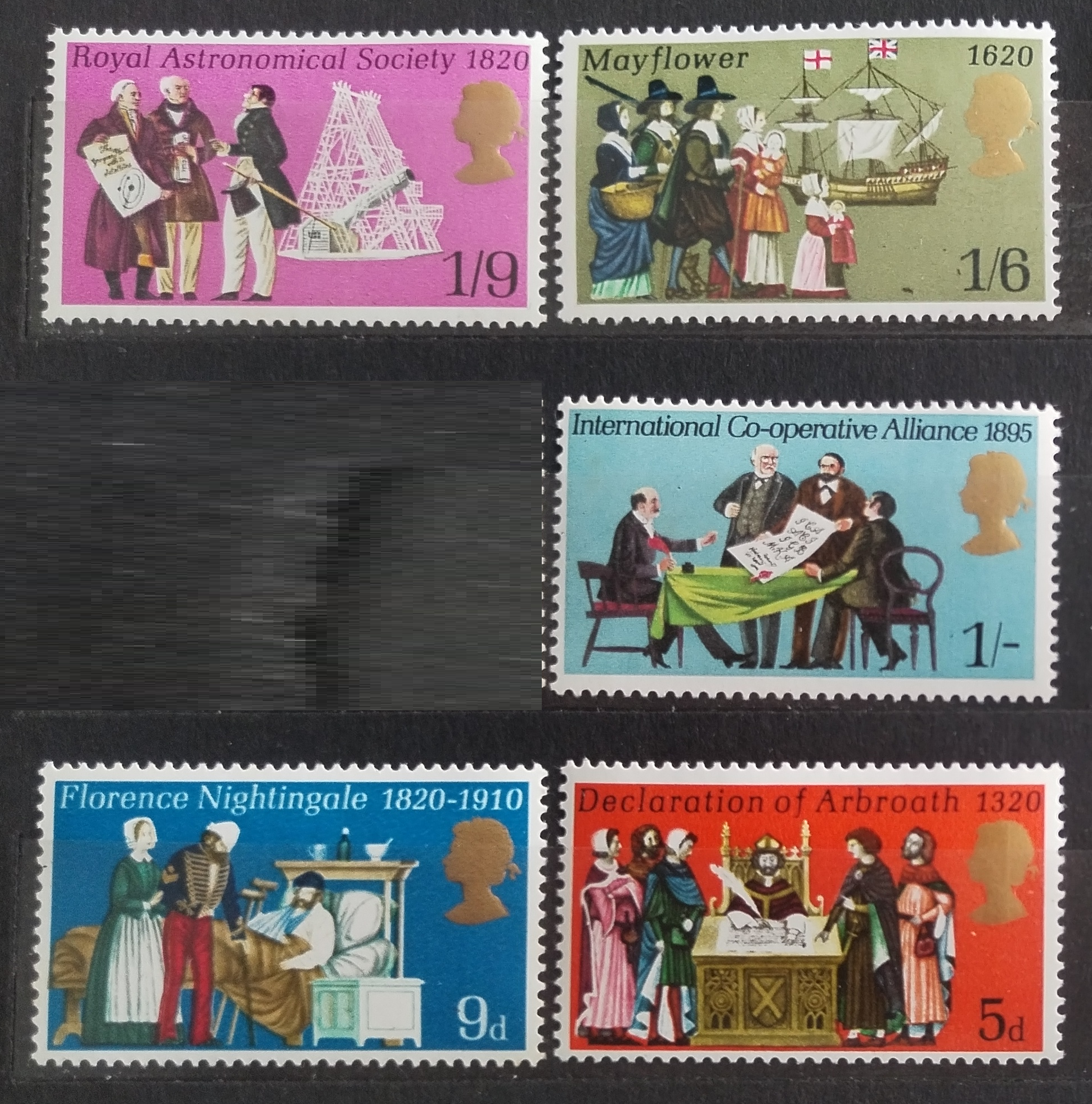 Velká Británie 1970 Výročí (toning)