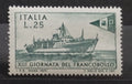Itálie 1971 Den známky, Lodě