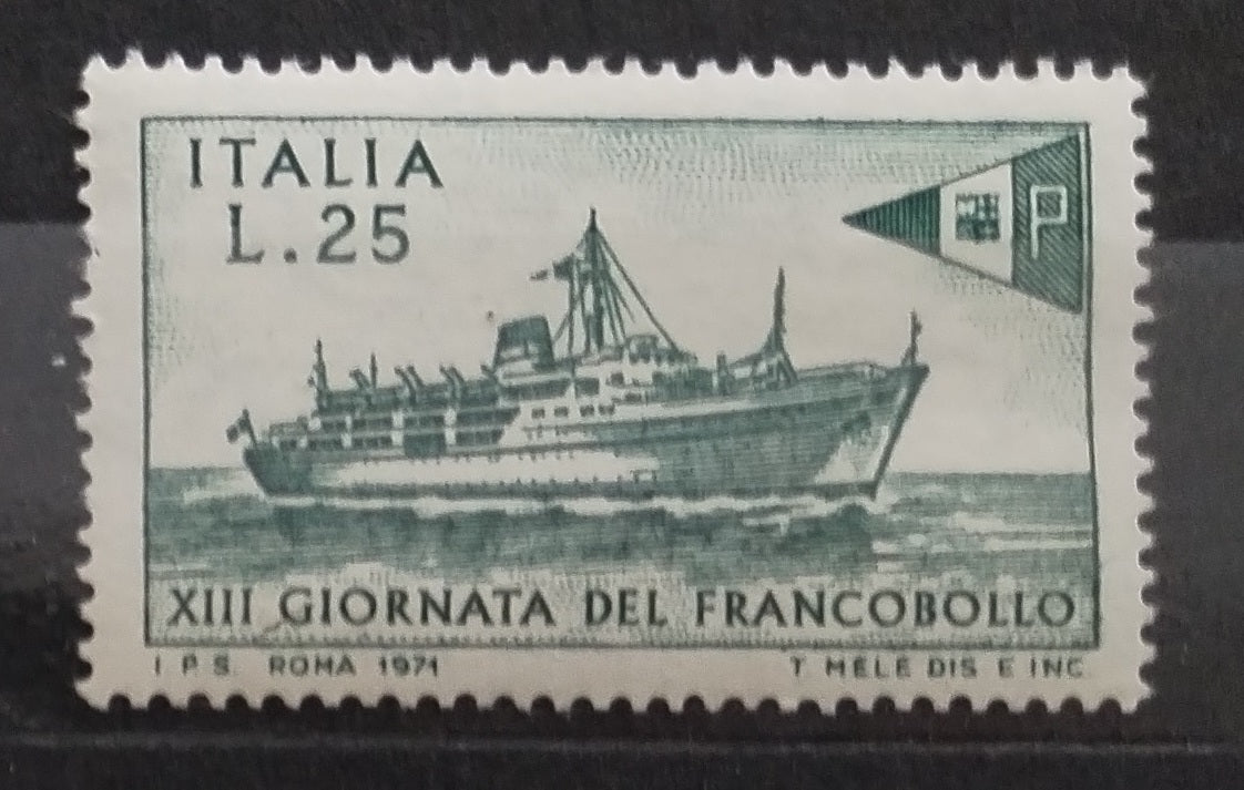 Itálie 1971 Den známky, Lodě