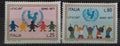 Itálie 1971 Výročí UNICEF