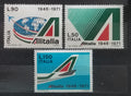 Itálie 1971 Letadla ALITALIA