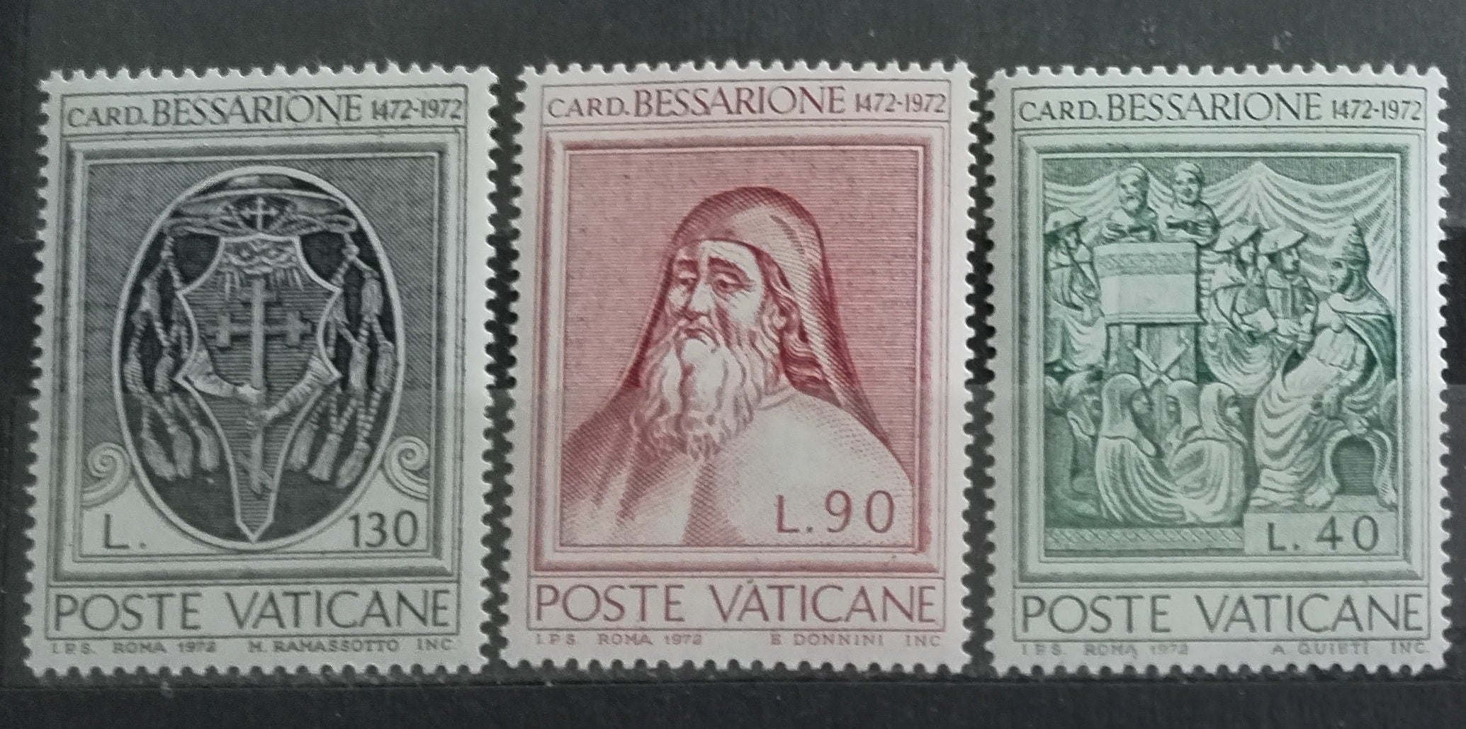 Vatican 1972 Bessarione and art
