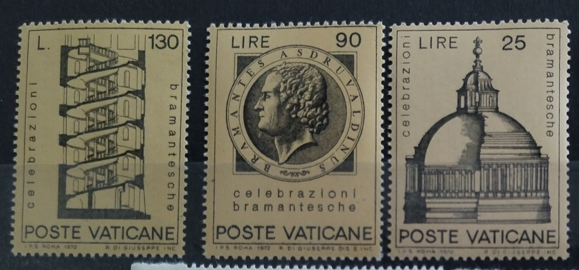 Vatikán 1972 Bramante a umění