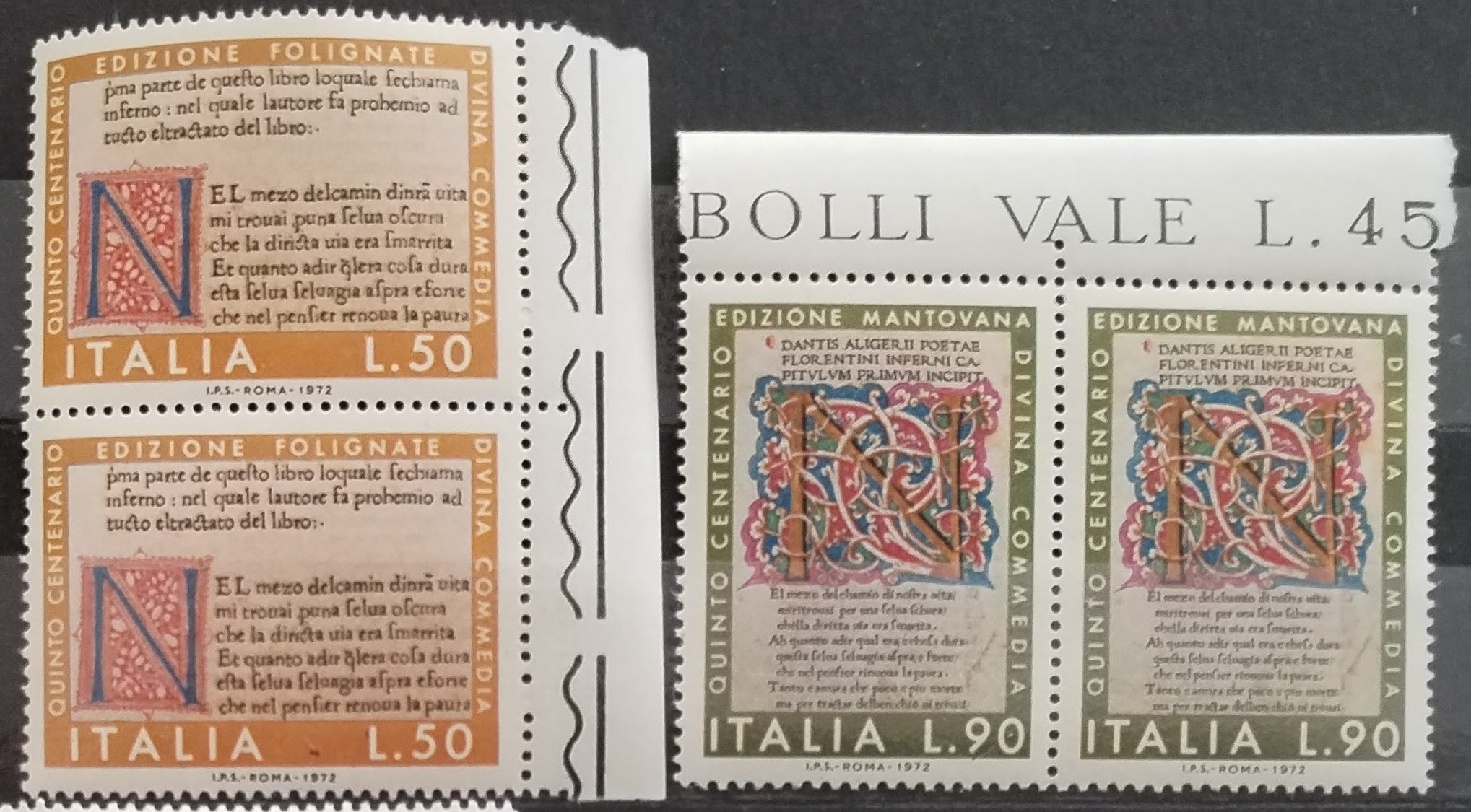 Itálie 1972 Iluminace a umění - chybí 180L