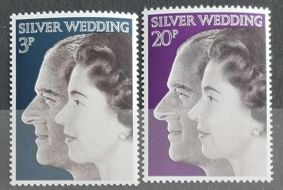 Velká Británie 1972 Výročí královské svatby