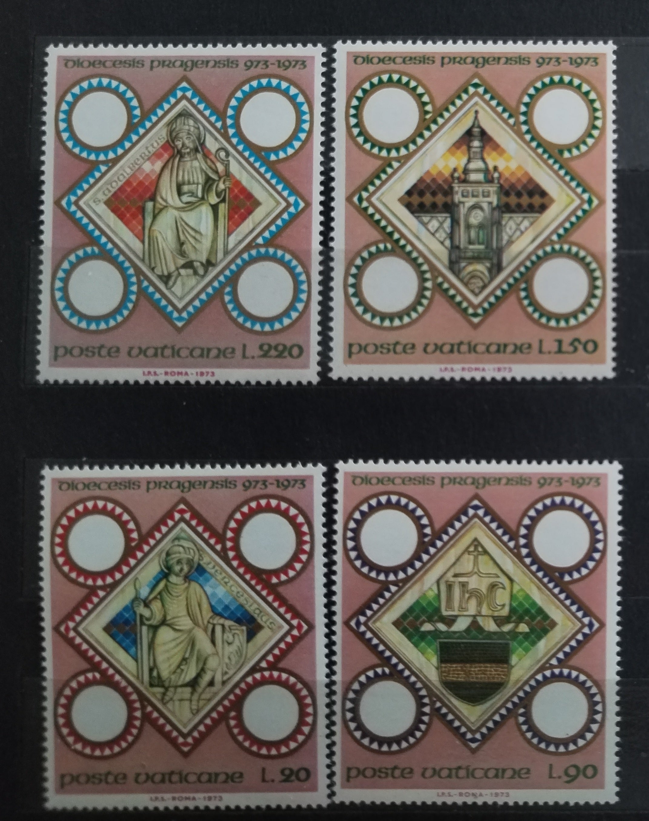 Vatican 1973 Anniversary of the Prague Diocese and Art