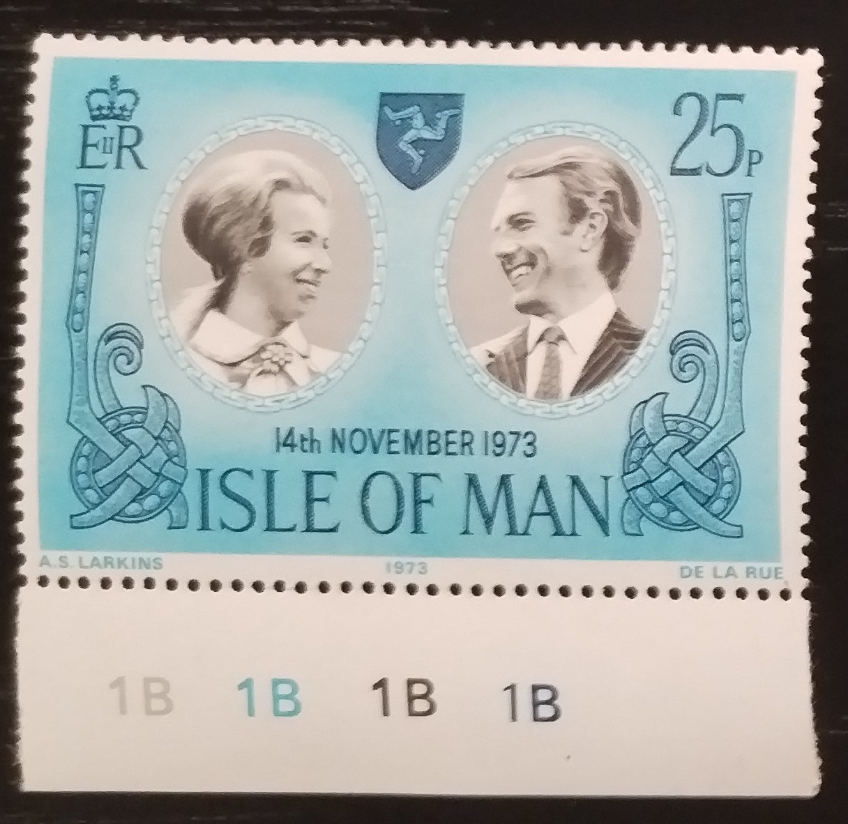 Ostrov Man 1973 Svatba princezny Anne