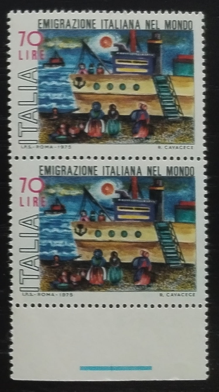 Itálie 1975 Století italské migrace, Lodě