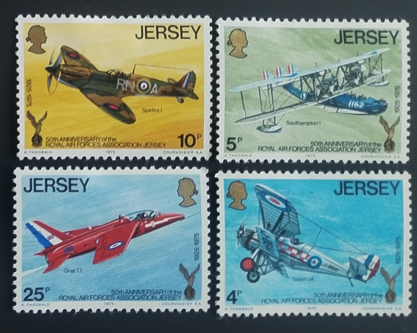 Jersey 1975 Letadla a stíhačky RAF
