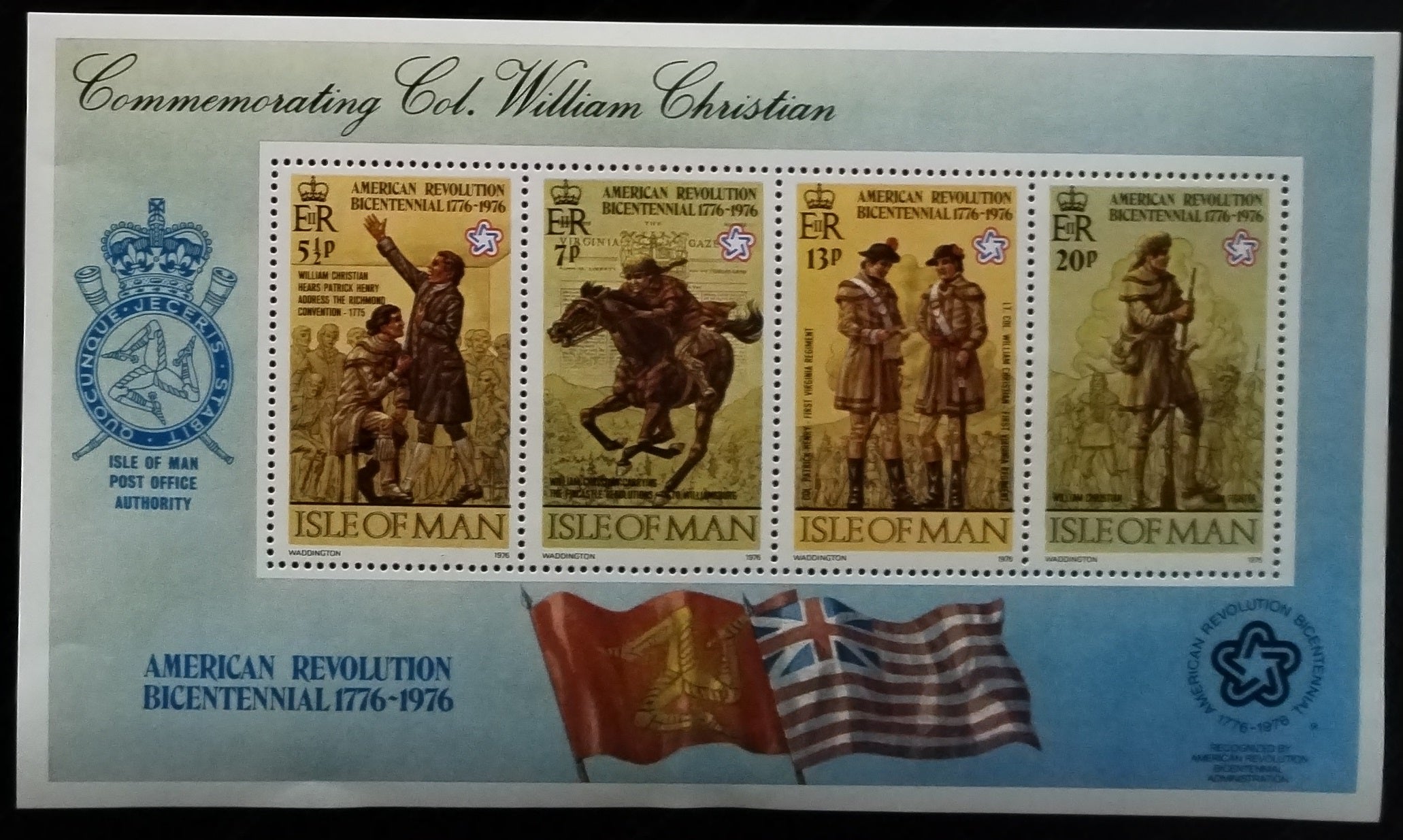 Ostrov Man 1976 Výročí USA, Koně, Historie