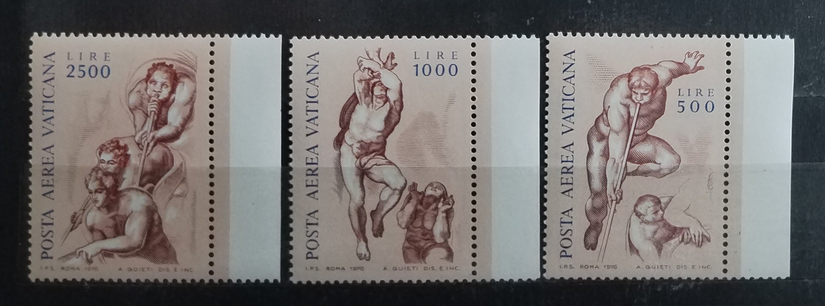 Vatikán 1976 AIR MAIL, Umění