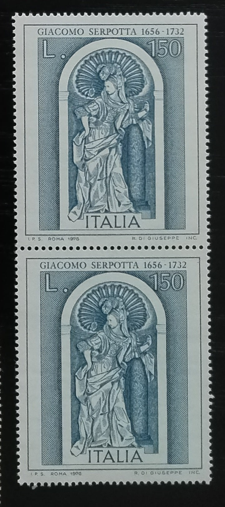Itálie 1976 Italské umění