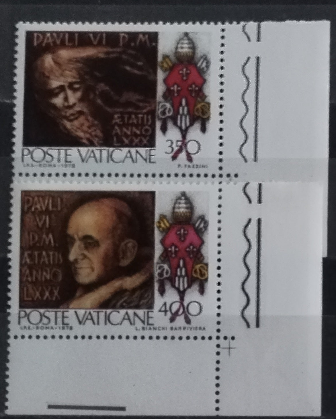 Vatikán 1978 Papež Pavel VI.