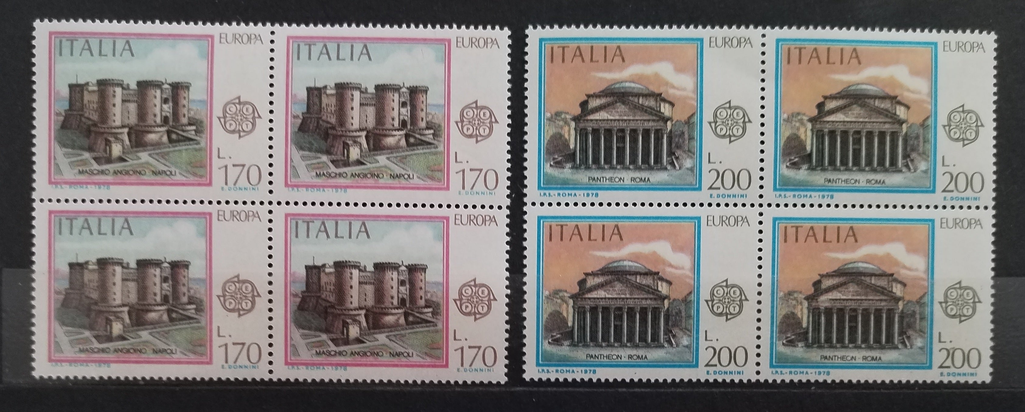 Itálie 1978 EUROPA Památky