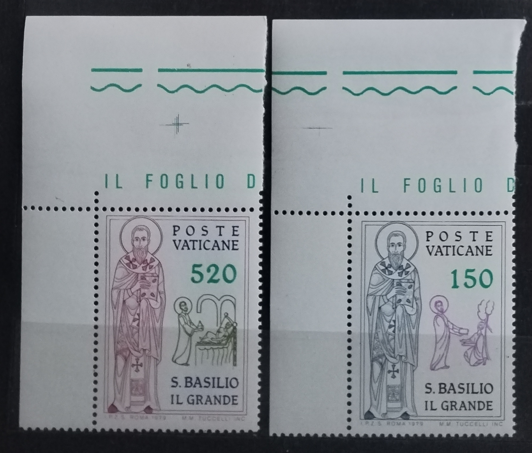 Vatikán 1979 Svatý Vasil v umění