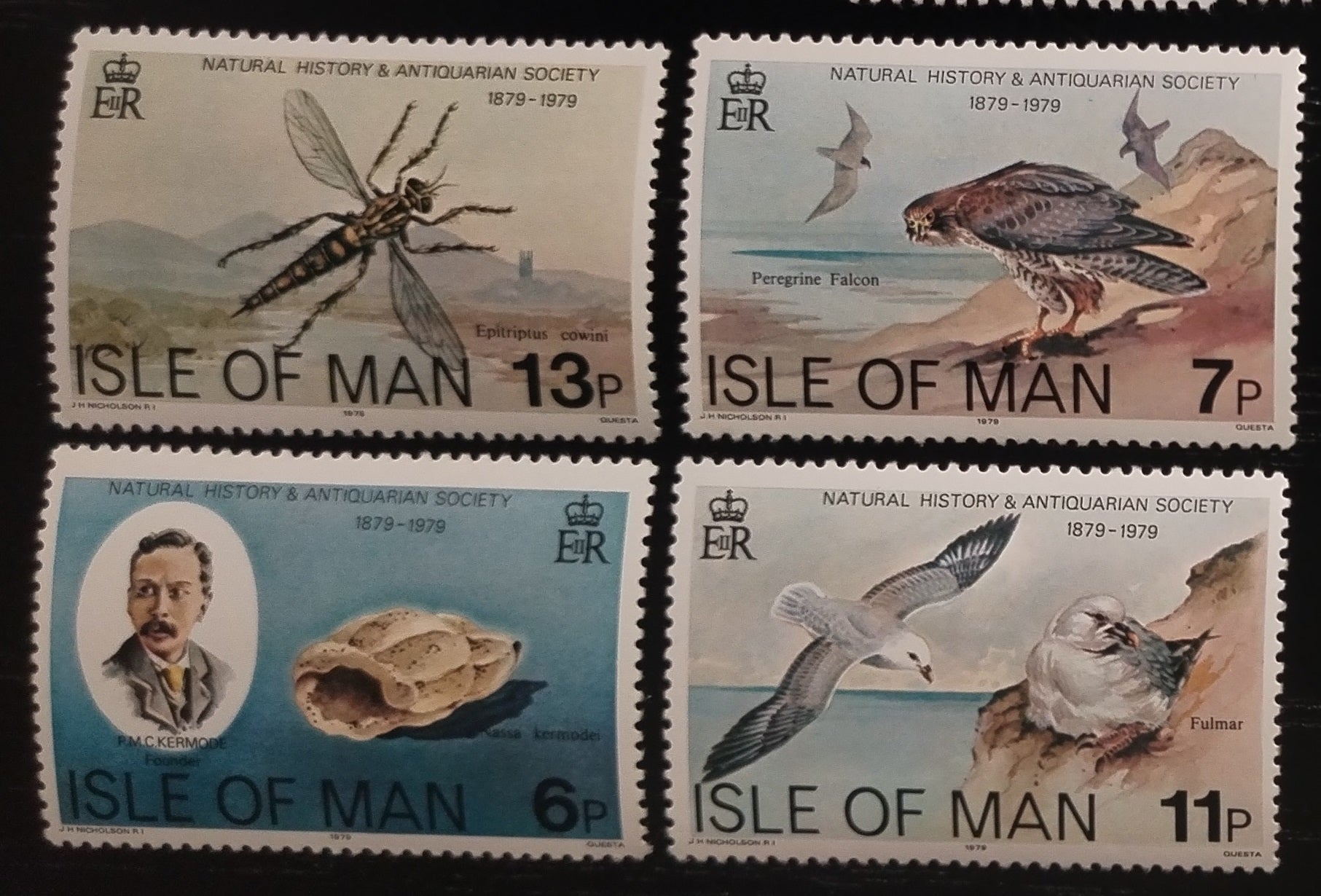 Ostrov Man 1979 Ptáci a archeologie, Fosílie a hmyz