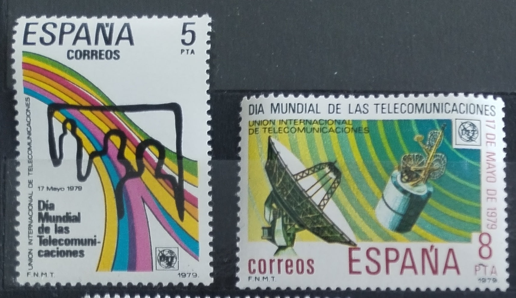 Španělsko 1979 Den telekomunikace, Vesmír