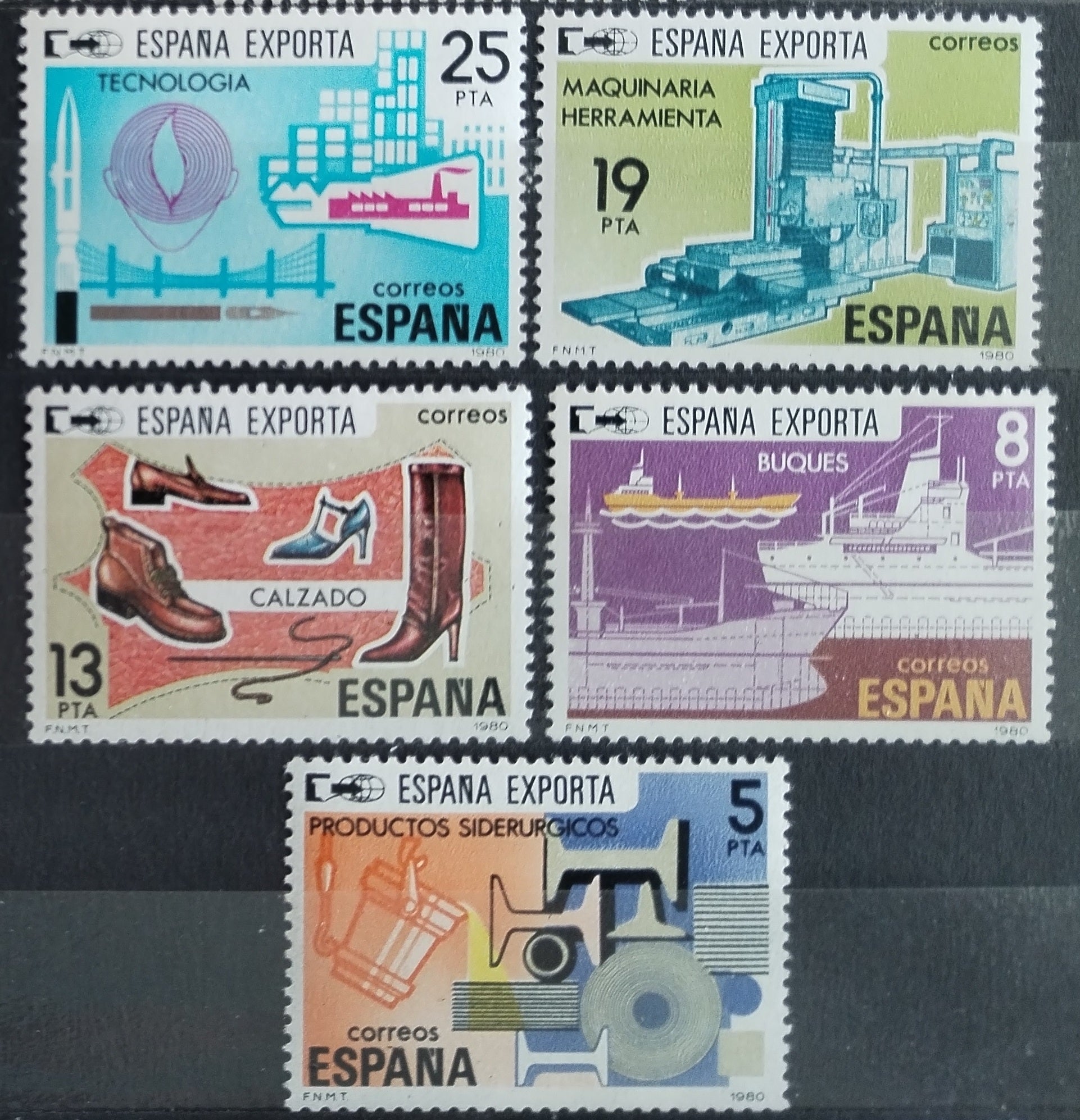 Španělsko 1980 Španělský export, Lodě a průmysl