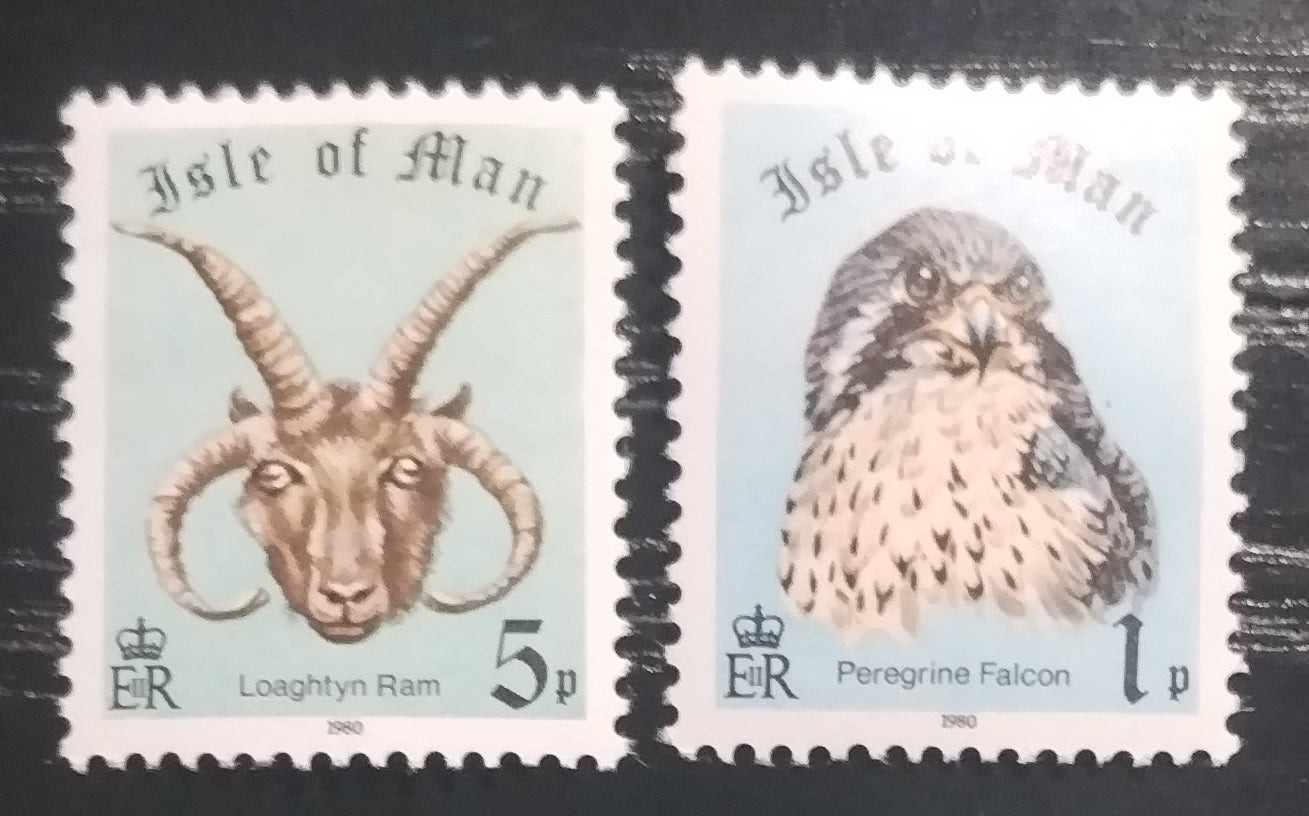 Isle of Man 1980 Tynwald - reprints, Birds and Goats
