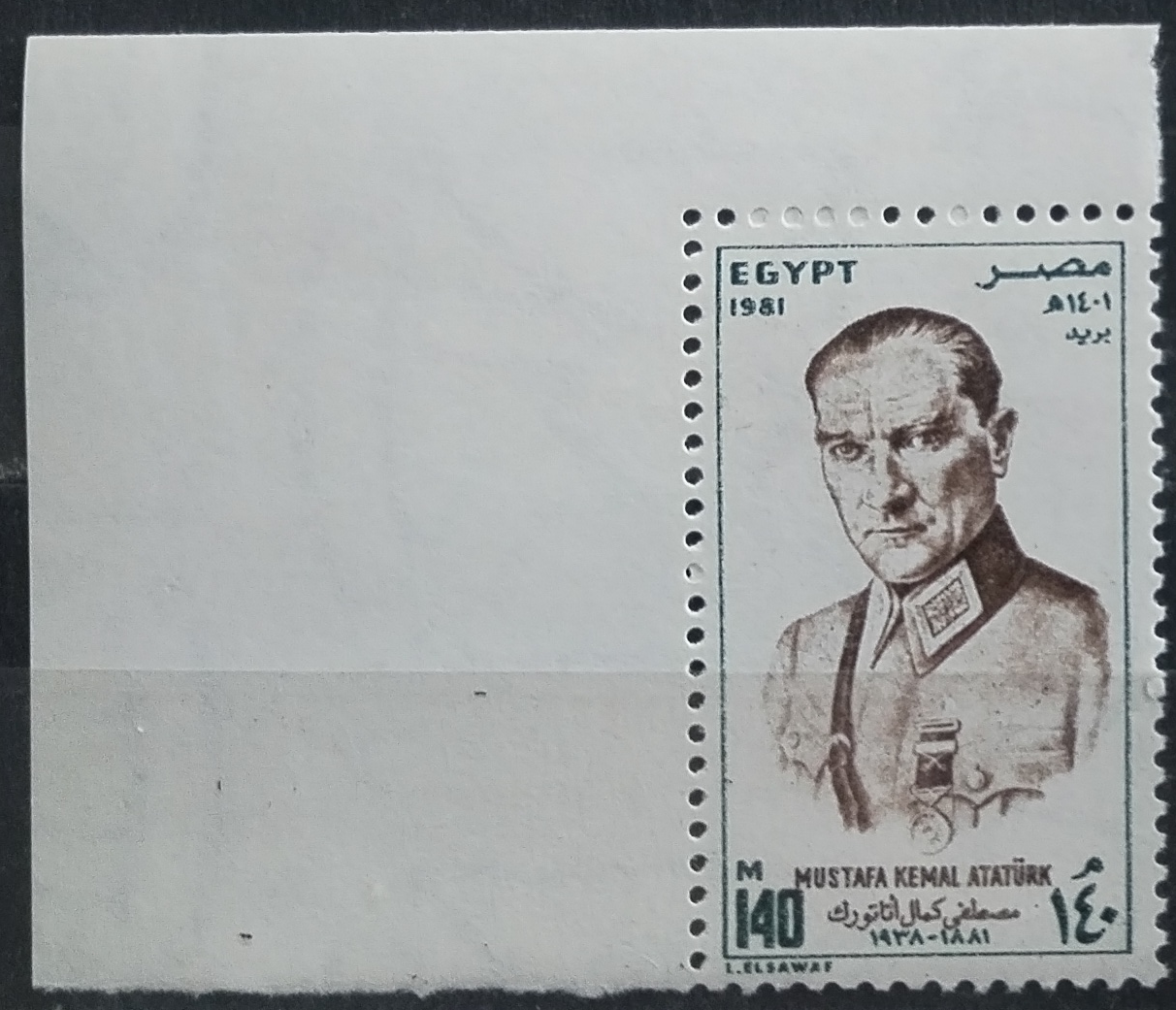 Egypt 1981 Kemal Ataturk a osobnosti