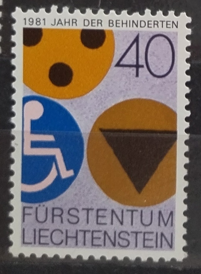Lichtenštejnsko 1981 Rok invalidů