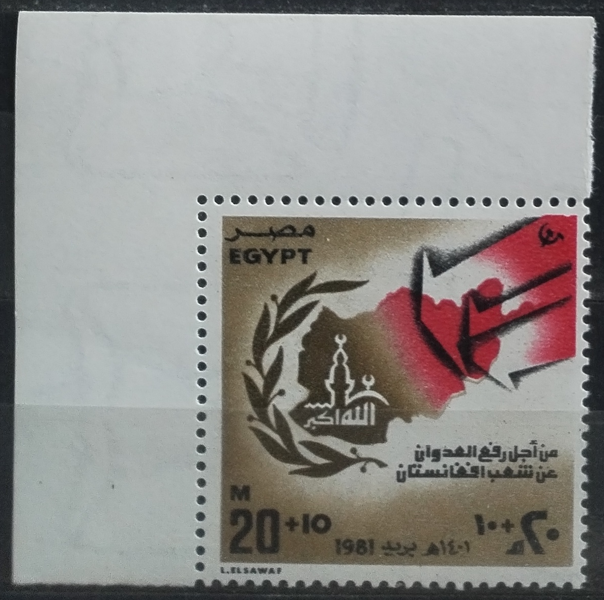 Egypt 1981 Solidarita s Afghánci, Charita