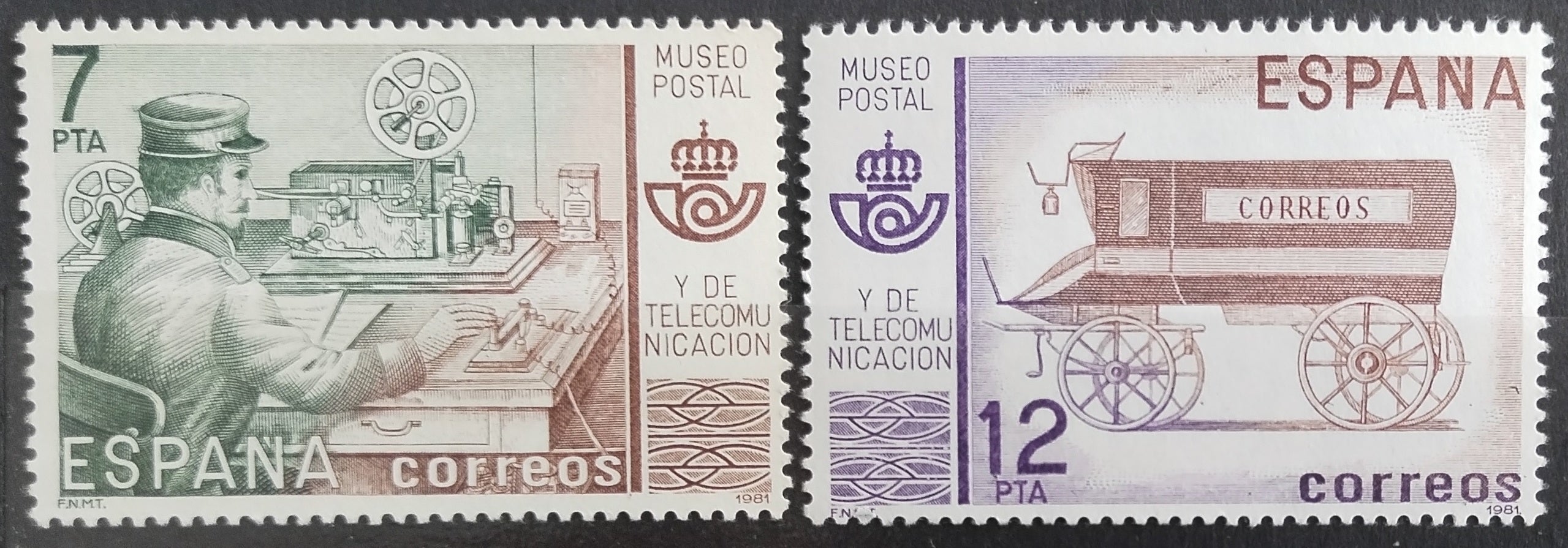 Španělsko 1981 Poštovní muzeum - půl kompletu