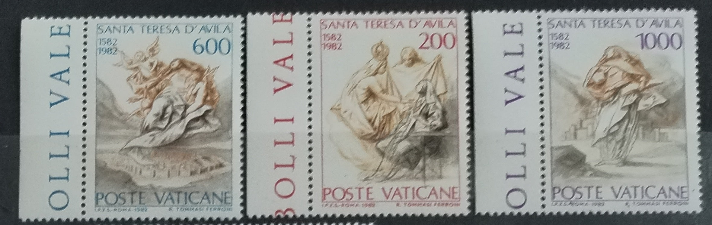 Vatikán 1982 Tereza Avilská v umění