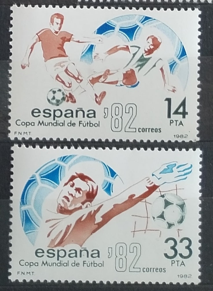 Španělsko 1982 Fotbal a sport (2 ze 4)