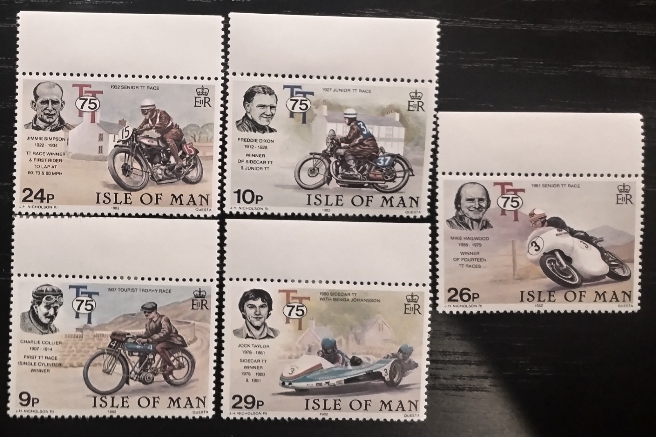 Ostrov Man 1982 Motorky a závody, Sport