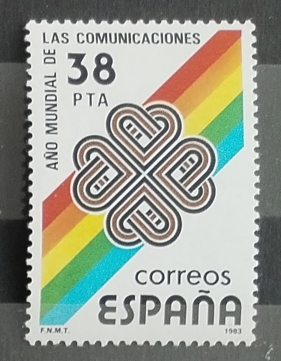 Španělsko 1983 Rok telekomunikace