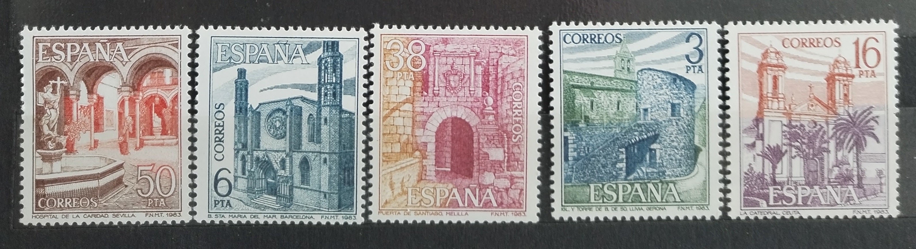 Španělsko 1983 Památky a stavby