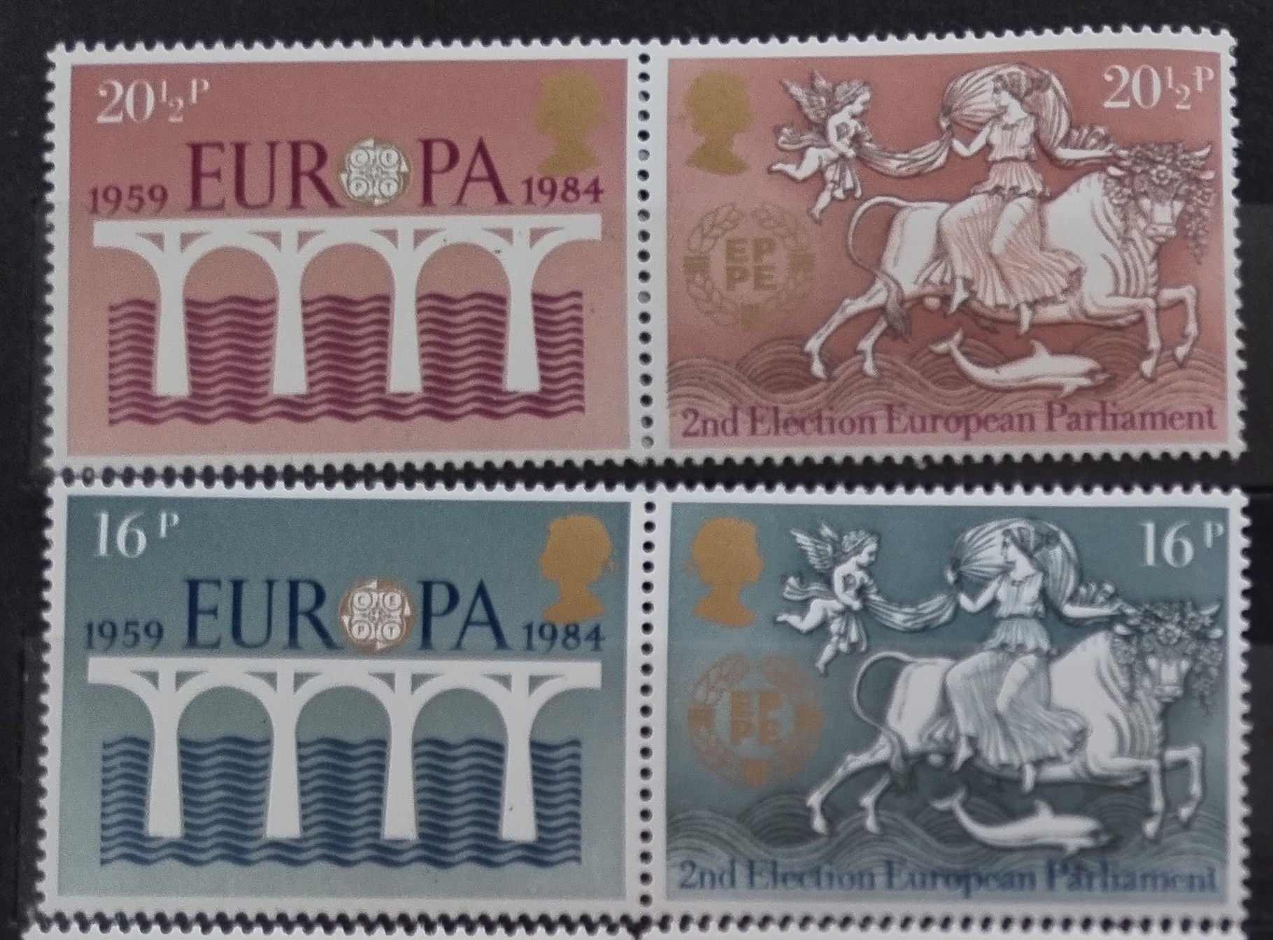 Velká Británie 1984 EUROPA a mosty