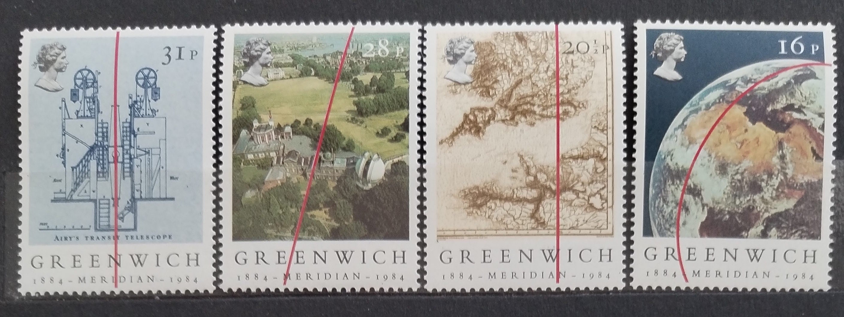 Velká Británie 1984 Greenwich a měření času