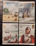 Ostrov Man 1986 Lodě Mayflower a historie kolonizace