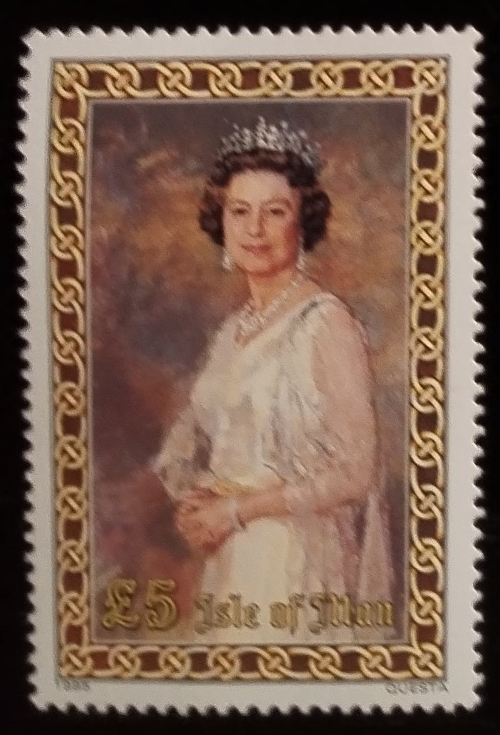 Ostrov Man 1985 Královna Alžběta II.