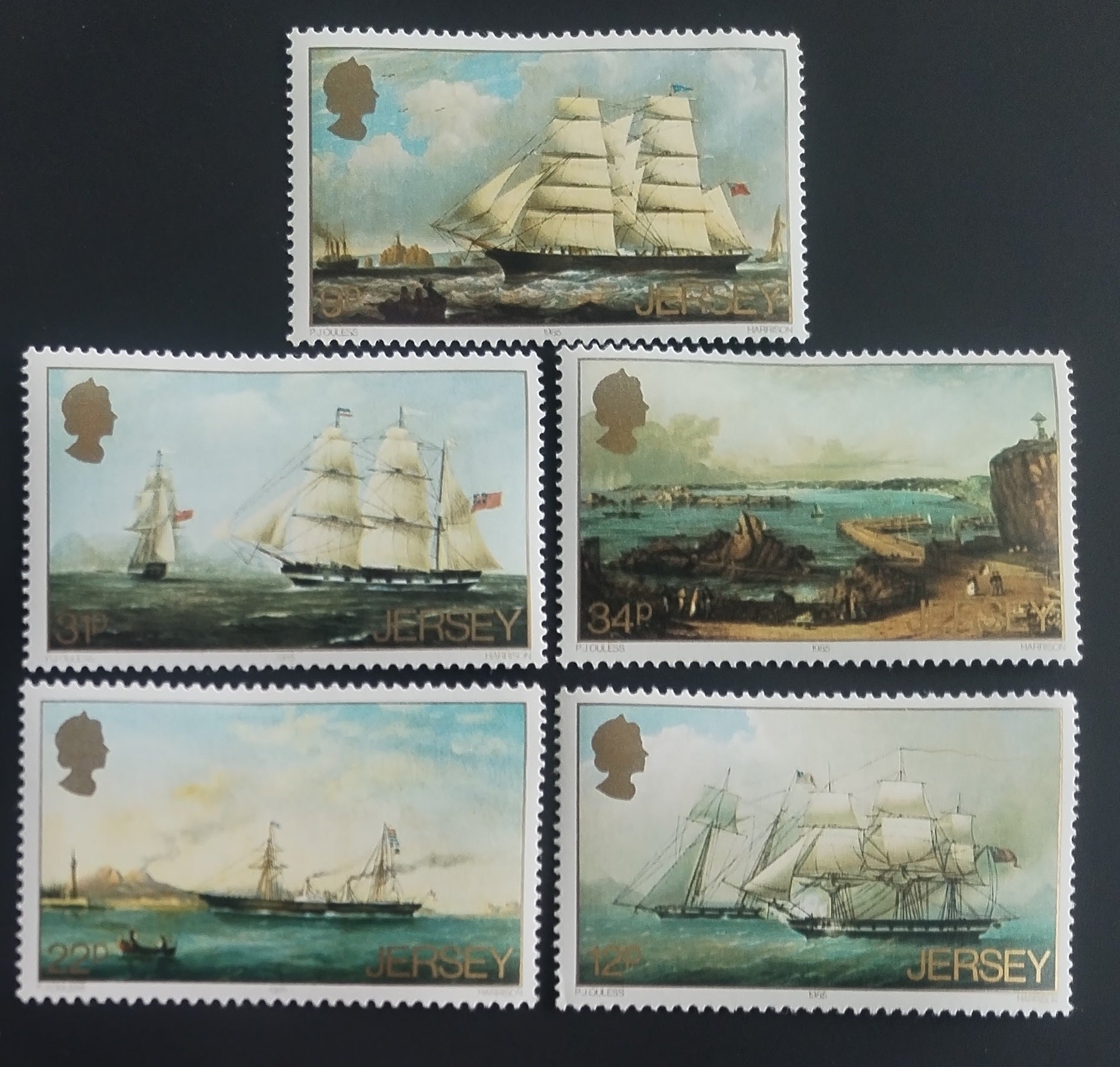 Jersey 1985 Ships and sailboats in art